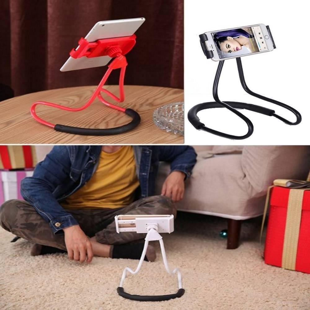 360 degrees Universal Phone Holder Flexible Bendable Hanging Neck Phone Holder
