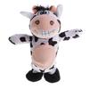 Talking Head Nod Little Cow Pet Plush Toy Sound Speech Mimic Model for Kids Toddlers Gifts on Birthday