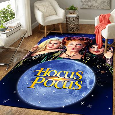 1Pc Hocus Pocus Magic Night Rug Office Carpet Indoor Outdoor Doormat Nonslip Soft Comfortable Living Christmas Halloween Xmas Gift Ed92418