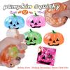 Squishy Maltose Halloween Kürbis Stressball Fidget Sensorisches Spielzeug für ADHS Autismus Langsamer Rückprall Quetschspielzeug Erwachsene Halloween Geschenk