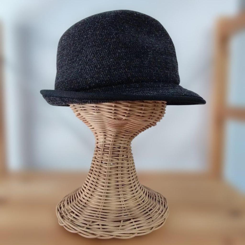 Used STETSON Stetson Tweed Folded Hat Size M Made In Japan