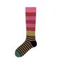 -Striped Calf Socks - Slimming Women's Knee-Highs /Winter Arrivals Basic Line -Inspired Leg-Lengthening Calf Socks