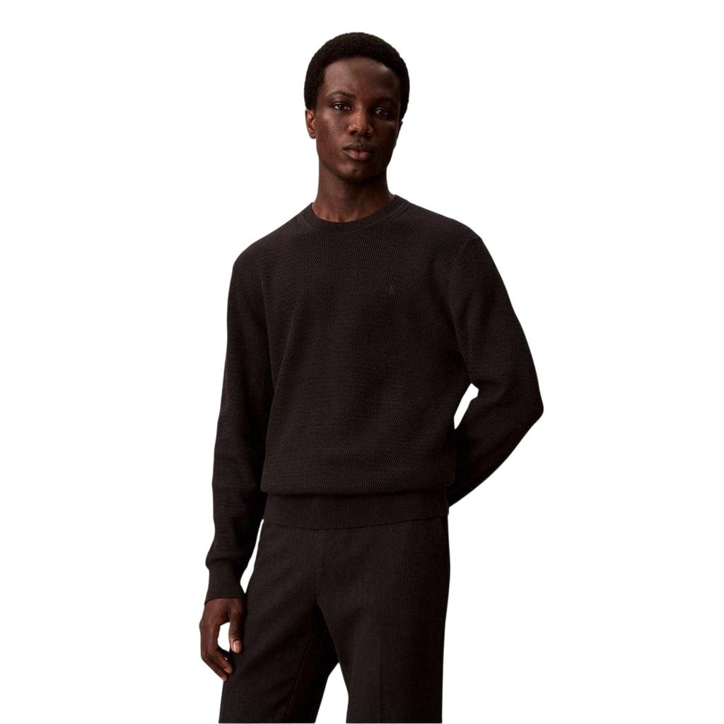 Calvin Klein Mens Waffle Knit Jumper