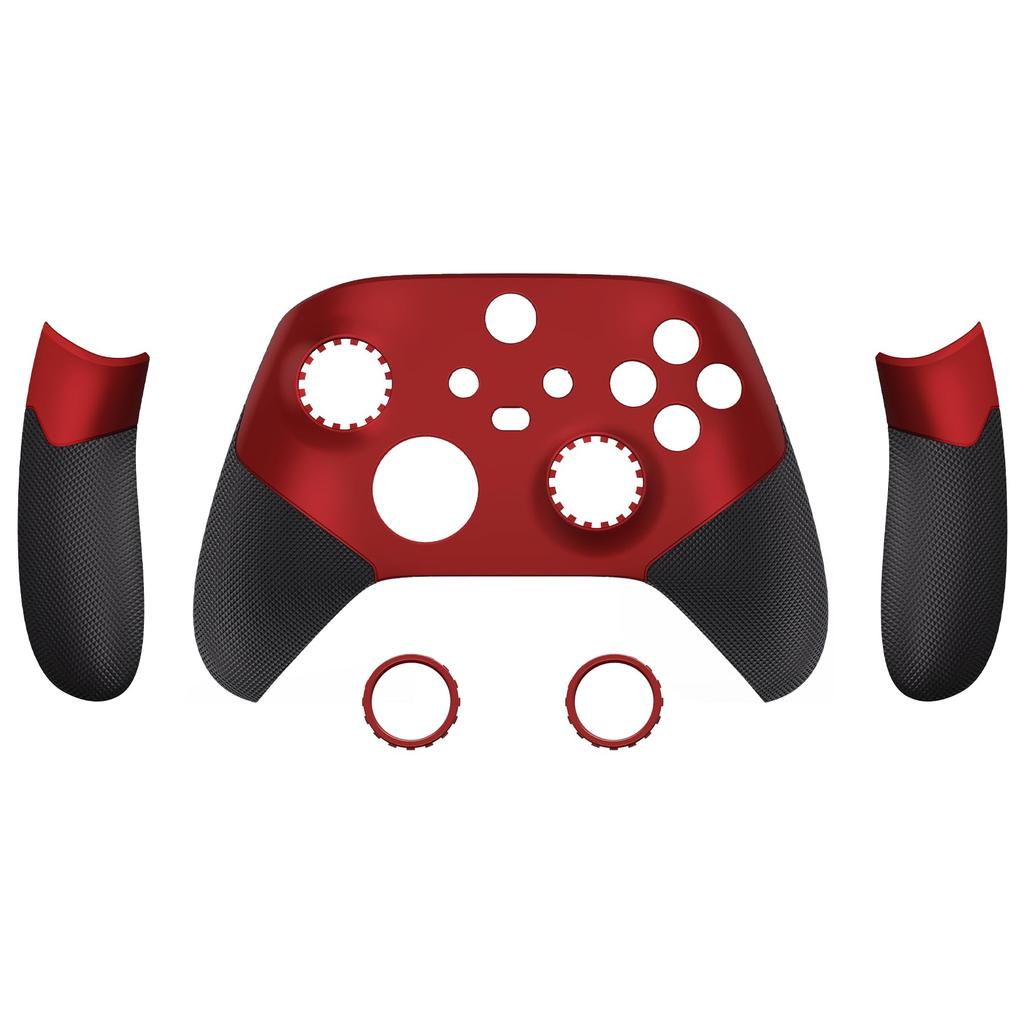eXtremeRate Redesigned Grip Handle Faceplate for Xbox Core ASR Version Performance Rubberized Side Rail Grip Shell for Xbox Series X S Controllers