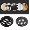 10pcs Wardrobe Cabinet Mesh Hole Black Air Vent Louver Ventilation Cover Stainless Steel Black  Cupboard Air Vent Pest Control