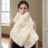 Men's and Women's Faux Fur Warm Winter Wide Neck Scarf - Runway New Arrival Stylish and Chic Women's Scarves