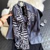 Luxury New Women Cotton Scarf Large Shawls Pashmina Hijab Foulard Echarpe Brand Designer Print Lady Beach Stole Head Scarves