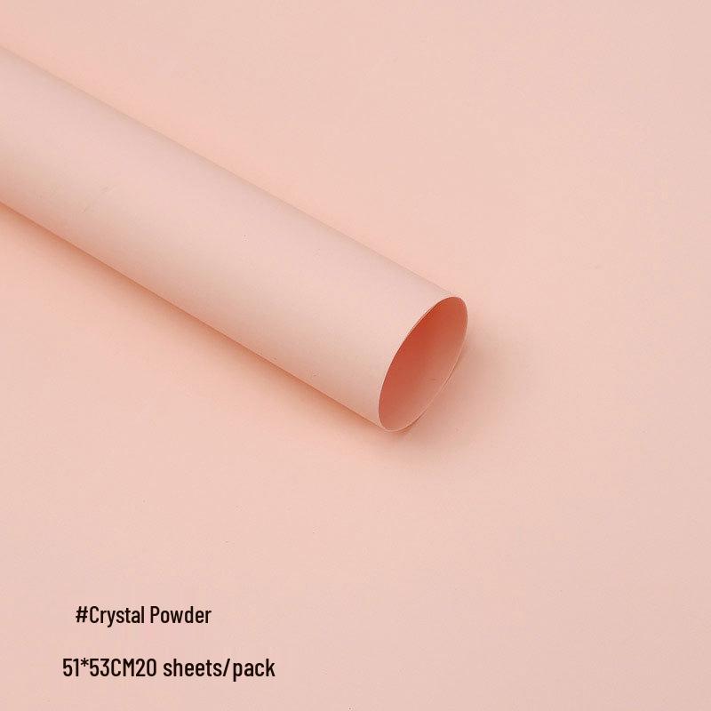 Extra Thick 8.5 Silk HD Morning Mist Matte Waterproof Florist Paper for Fresh Flower Wrapping