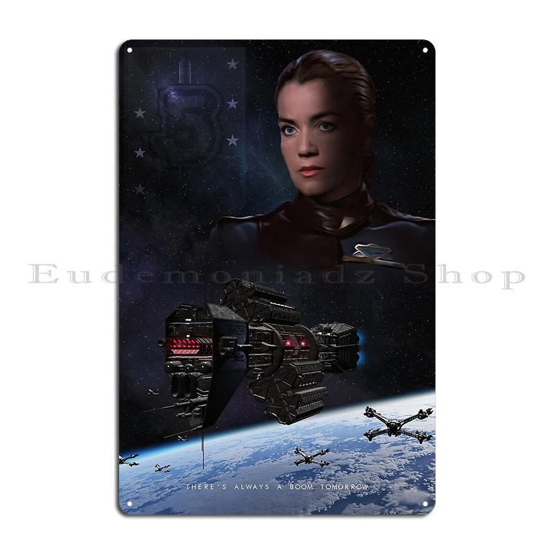 Gkar From Babylon 5 Metal Plaque Poster Living Room Wall Decor Cinema Garage Classic Tin Sign Poster