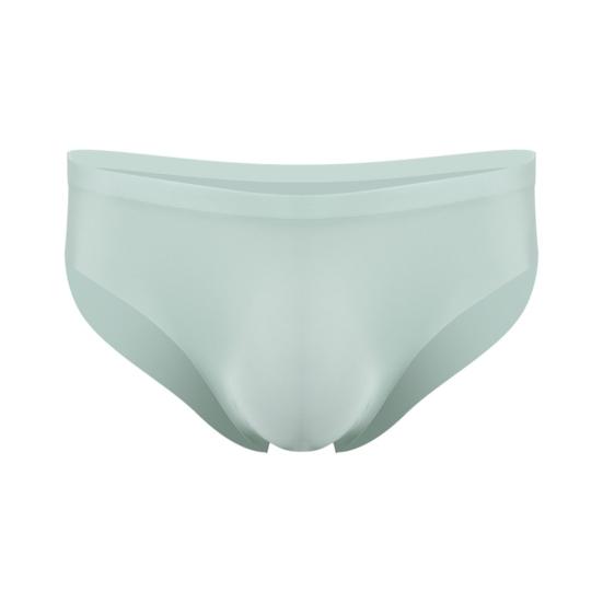 Men Briefs Transparent Stretchy No Trace Hidden Waistband Plus Size Quick Dry Underpants