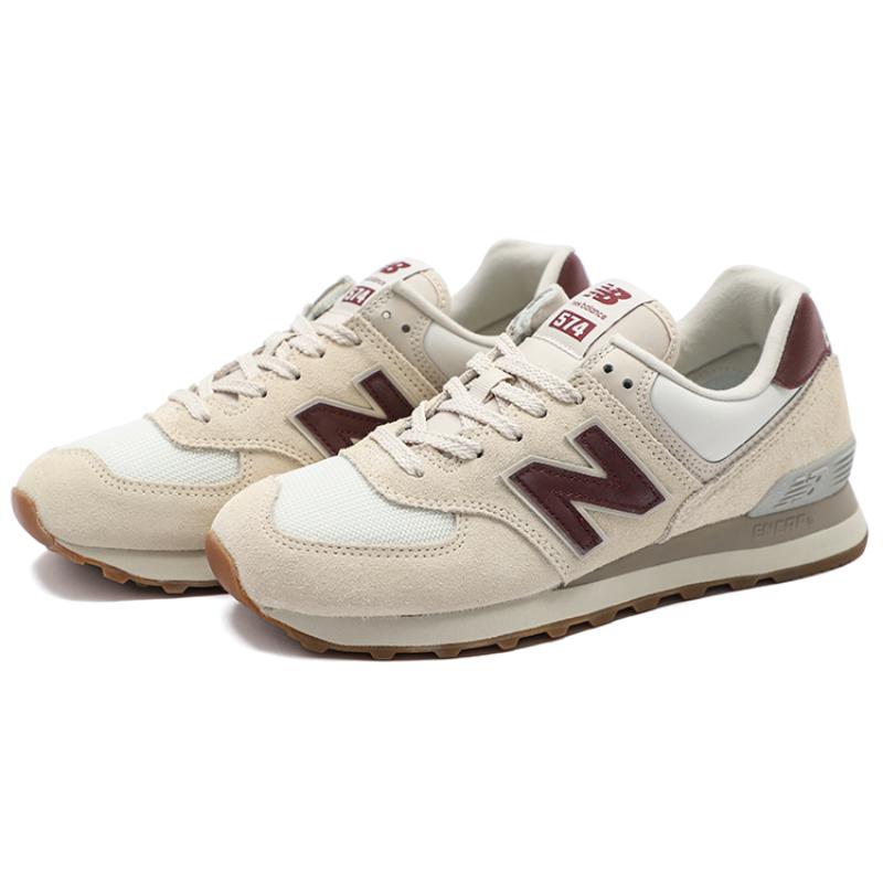 New Balance 574 Moonbeam Burgundy Women's Sneakers WL574RCF