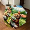 1PC Bunnies Flowers Umbrella-8-Rib Reinforced, Automatic Open, Lightweight & Durable, Fashion Accessory for Outdoor, J0329