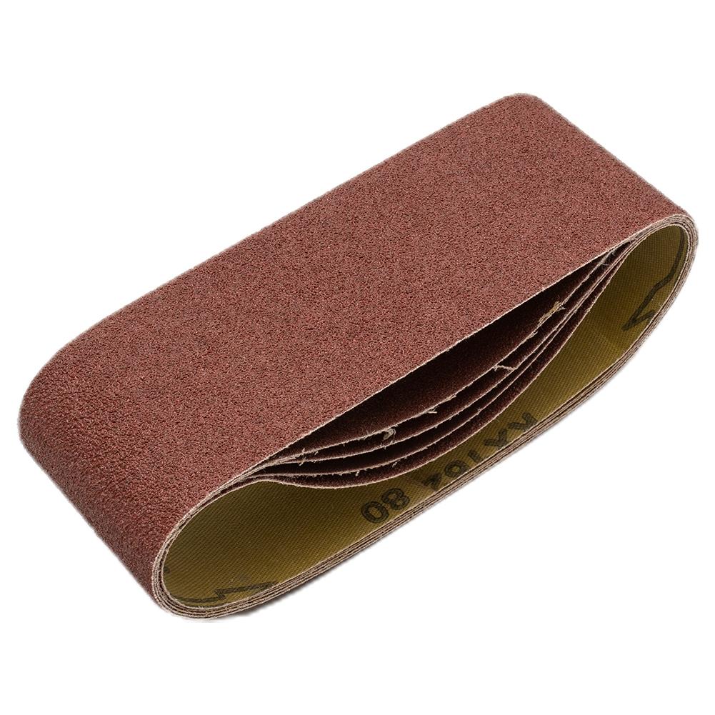 5Pcs Sanding Belts Mixed Grade 60 80 120 240 Grit Power Tools Sander