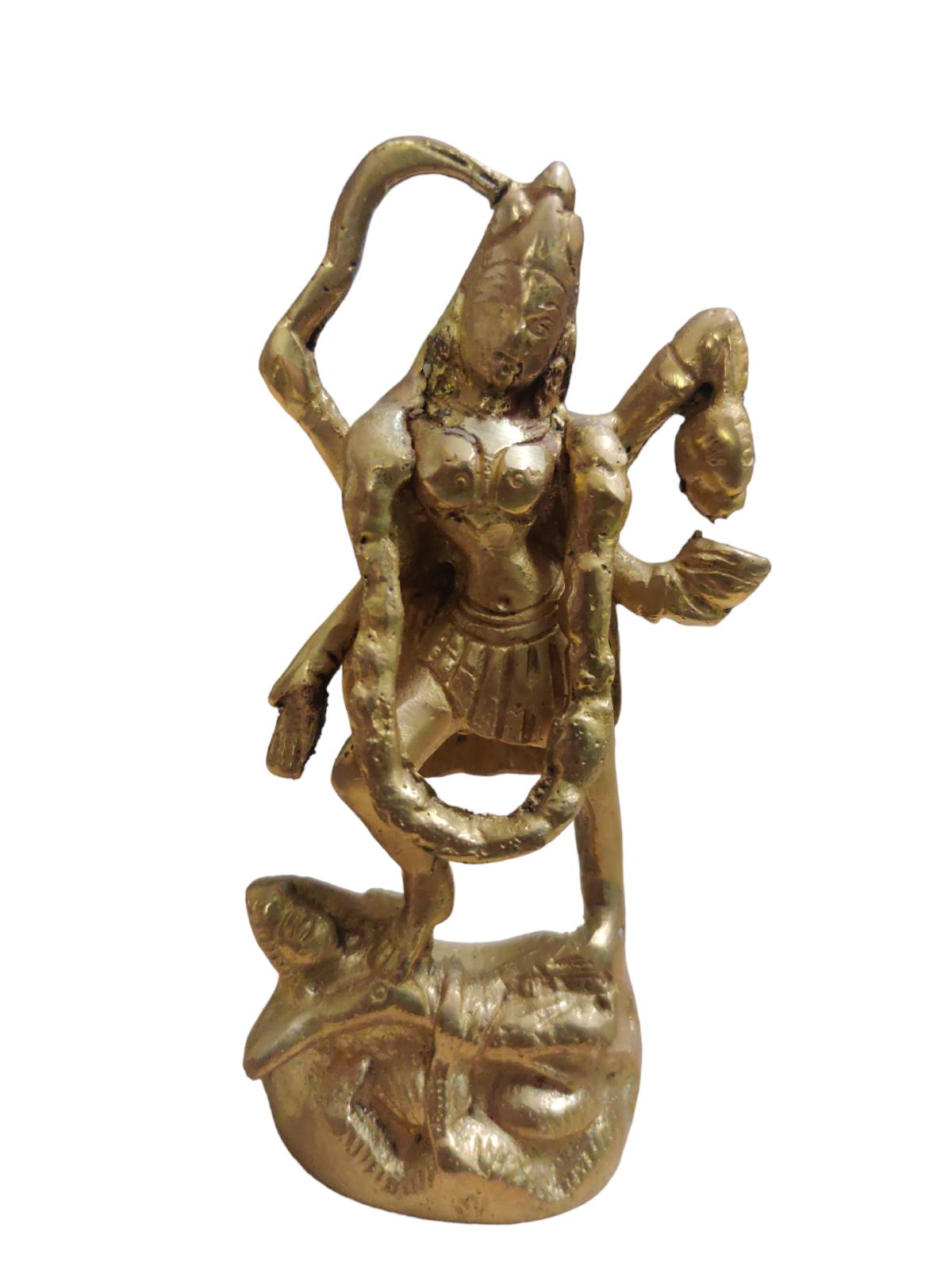 @ Indian Traditional Brass Maa Kali Statue For Pooja Home And Temple Zr652-60%Off