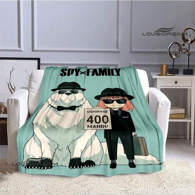 Decke mit Anime-Aufdruck „Spy X Family“, Mädchen-Kind, warme Decke, Flanell, weiche, gemütliche Decke, Decke für Zuhause, Reisen, Geburtstagsgeschenk