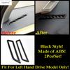 AC Air Shift Gear Panel Handle Bowl Head Light Lamp Window Lift Cover Trim Black Accessories For VW Volkswagen Polo  -