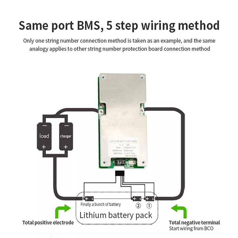 JBD BMS 4S 12V Lifepo4 60A 50A 40A 30A Common Port Bms Lithium Battery Balance Circuit Board For Electric Energy Storage Tools