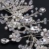 Handmade European Crystal Bridal Hairband In White Wedding Dress Design