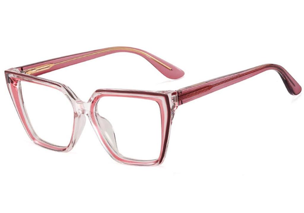 Fashion Square Reading Glasses Women Men Trendy Colorful Big Frame Blue Light Blocking Computer Eyeglasses +2 +5