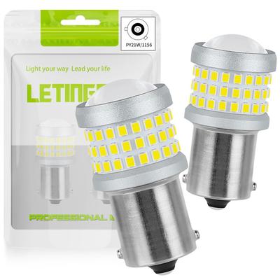 S25 Einzelglühbirne Rückleuchte, 1156 BAU15S, PY21W, Anderer Stiftwinkel, 150° LED-Licht,