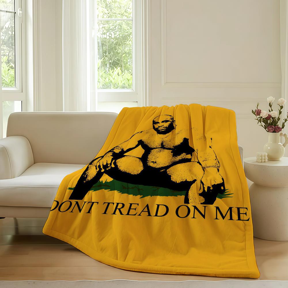 Funny print B Barry Wood Blanket For Sofa Office Bed Plane Travel Sleep Read Relax Camping Soft And Warm