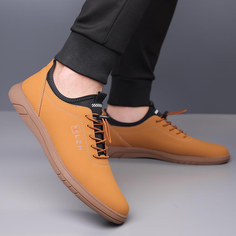 Fashion 2025 New Men Casual Footwear Male Comfortable Skate Shoe Mens Stylish Sneakers Leather Outdoor Vulcanize Shoes Men Brand Flats
