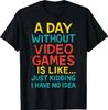 Funny Gamer Graphic Tee Men Video Gaming T-Shirt