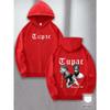 Tupac 2Pac Hoodie Men Women Sweatshirt Print Unisex Streetwear Hip Hop Style Autumn Winter Fashion Hip Hop Tops Clothes Male