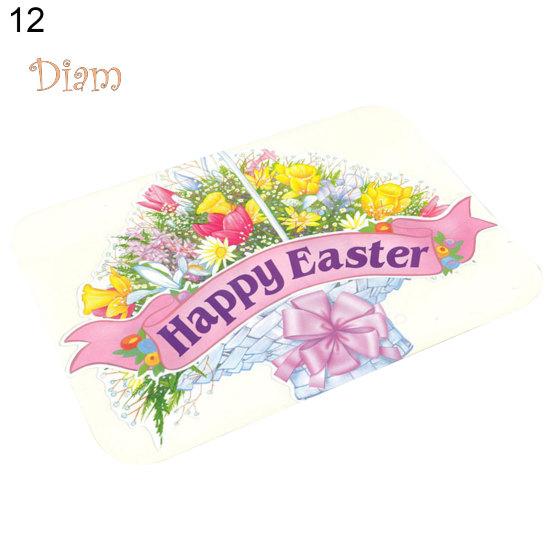 CO&LO podlahová rohož Protiskluzová protiskluzová Pohodlná velikonoční rohožka pro zajíce pro domácnost