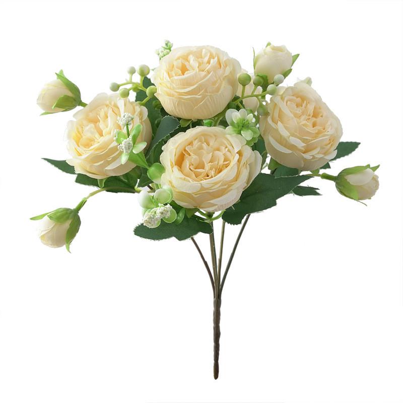 Artificial Peony Silk Flower Home Decor With Elegant Design Celebration Wedding