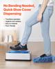 VEVOR Shoe Cover Dispenser Fits Up to US 11 / EU 44 with 100 Disposable Plastic Covers