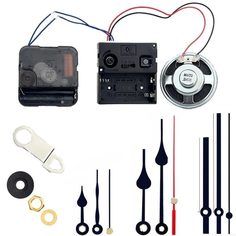 62KD DIY Quartzs Clock Mechanism Set Battery Powered Motor Replacements 12888 Clock Movement for Wall Clocks for Hobbyists
