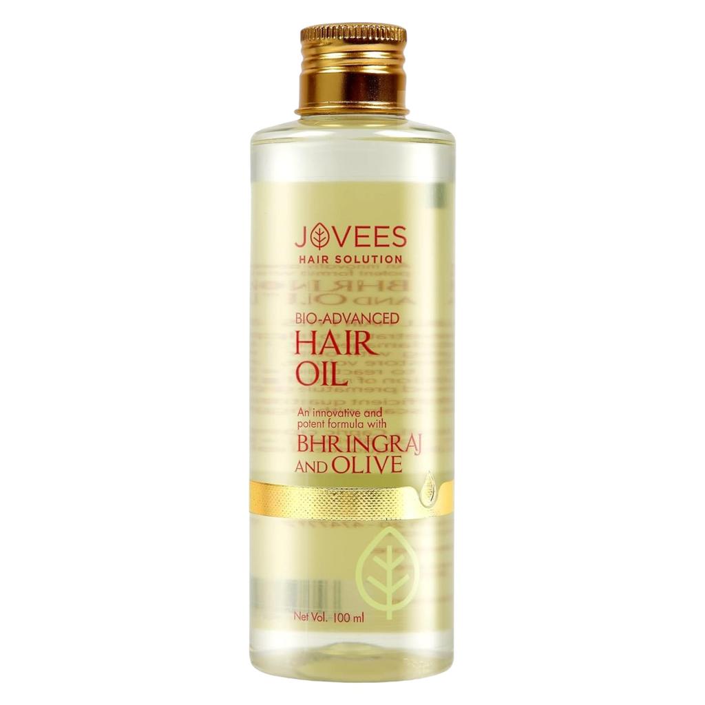 Jovees Herbal Bhringraj Olive Hair Oil 100ml Pack Of 1 Strengthens Reduces Hair Fall Nourishes Scalp