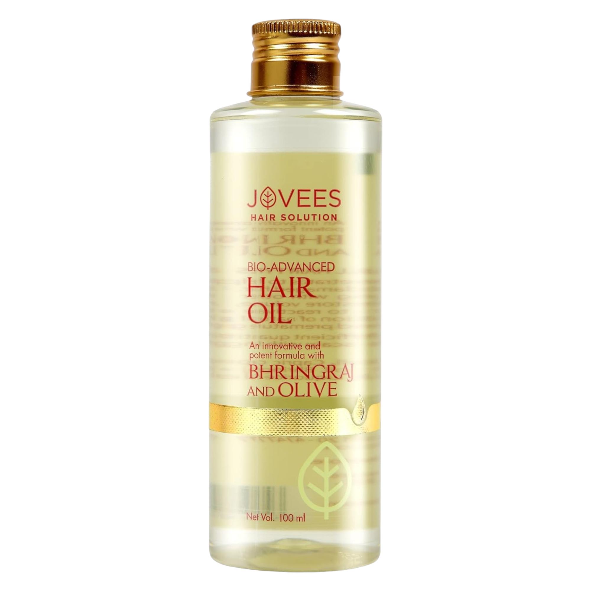 

Jovees Herbal Bhringraj Olive Hair Oil 100ml Pack Of 1 Strengthens Reduces Hair Fall Nourishes Scalp