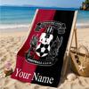 Custom Name Coventry City Football Club Personalized Microfiber Beach Towel, Quick-Dry, Ideal for Summer Travel, Beach Essential, Swimming