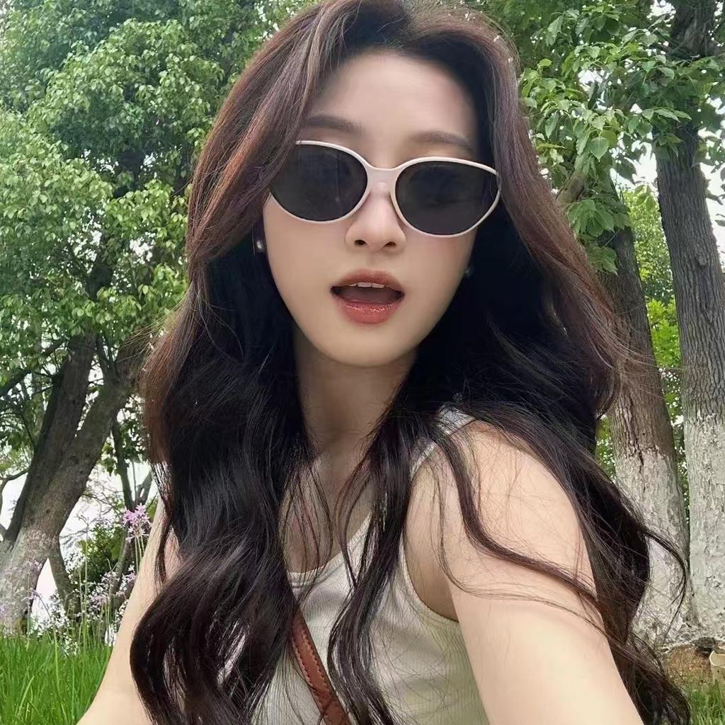 Vintage Stylish Sunglasses Men Cat Eye Shape Uv400 Protection Woman Sun Glasses Holiday Travelling Female Sunglass