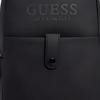 New GUESS Synthetic Leather Sling Bag Small Size Unisex Black GSBPM909093BLA