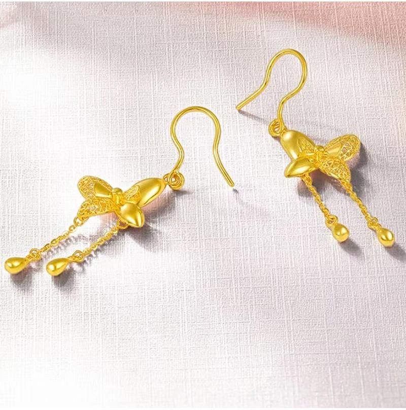 Butterfly Unique Brass Wire Ring Delicate Open Design For Elegant Jewelry Womens