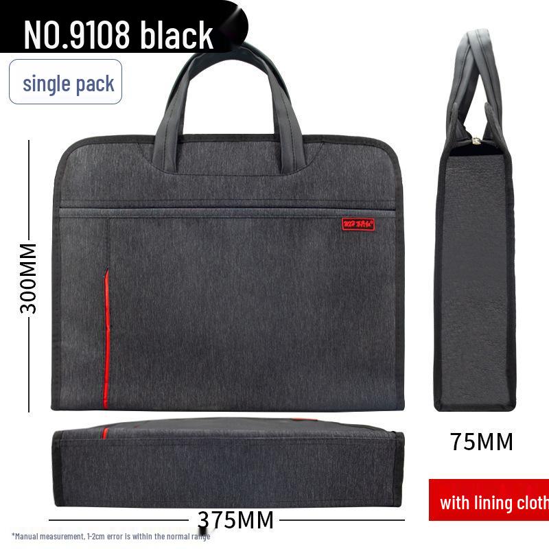 Oxford Cloth Waterproof Briefcase for Documents and Cigarettes