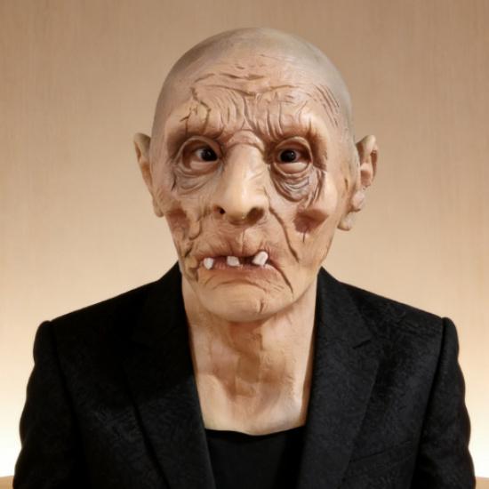 New Personalized Latex Headgear for Elderly Women, Halloween Horror Mask Headgear