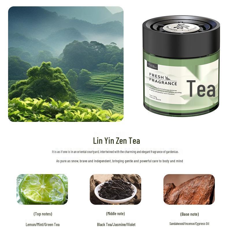High-End Car Air Freshener: Long-Lasting Solid Balm Aromatherapy Ornament Fragrance