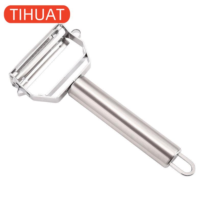 

Овощечистка из нержавеющей стали Многофункциональная картофелечистка Слайсер для фруктов и картофеля Овощерезка Кухня Кухонные аксессуары Инструменты для приготовления пищи 1pcs