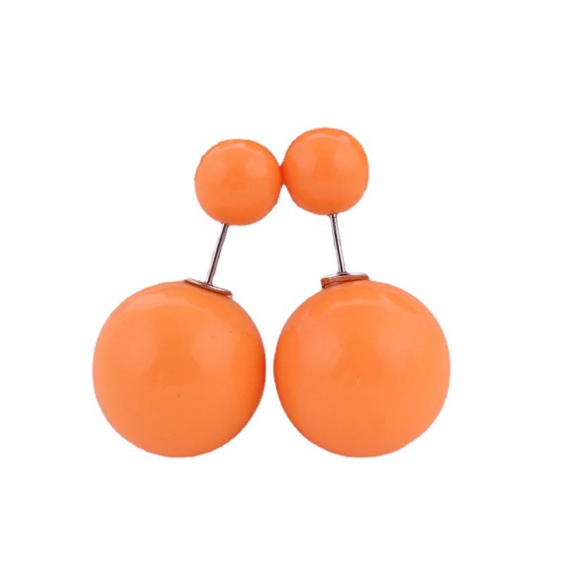 1 Pair Gorgeous Multi-color Acrylic Ear Clip Eardrop Earrings Pendant Ear-Rings Gift for Girl