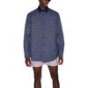 Gucci Camicia Jacquard in Cotone Vichy Gg 814715-ZASIZ-4309