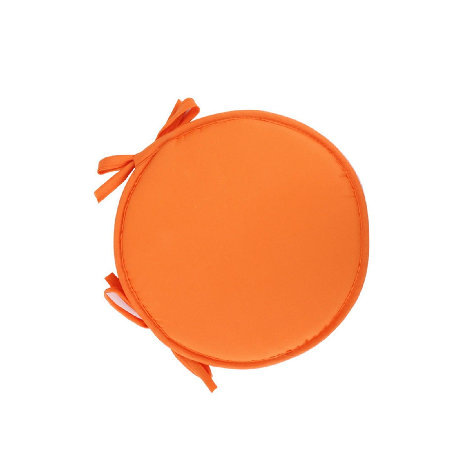 

Цветная подушка для стула для использования в помещении/на открытом воздухе, круглая подушка, коврик для садовой террасы - диаметр 38 см, коврик для садовой мебели, круглый коврик для сидения в саду One Size шафрановый