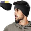 Winter Warmer Headband Breathable Windproof Sweatband Fleece Ear Cover Warmer Outdoor Sports Cycling Running Elastic Headwear