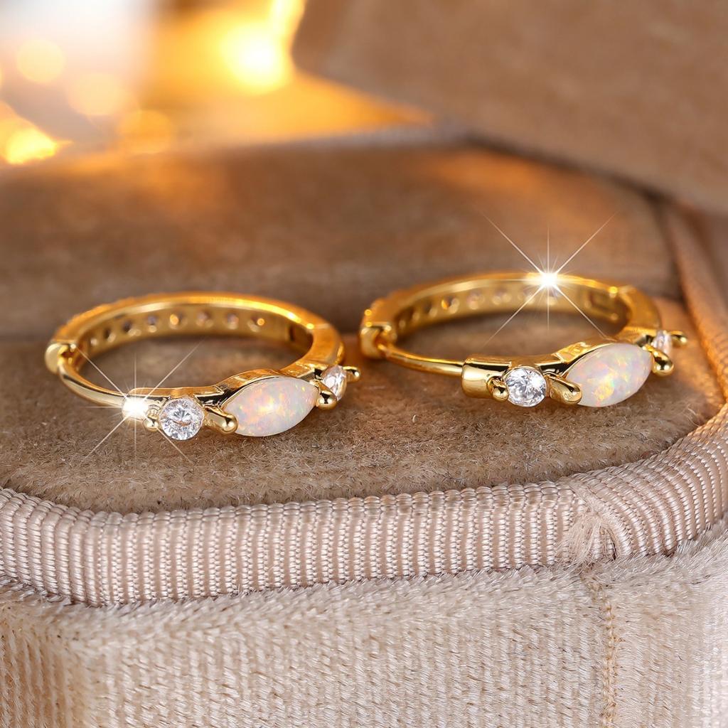 Ma Yan Bai Micro Inlaid Zircon Simple Ear Buckle Versatile Small and Popular Light Luxury Micro Personality