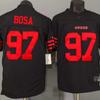 San Francisco 49ers NFL Football Jersey 97 Nick Bosa Black Authentic Style Mens Team Apparel Game Day Fan Wear