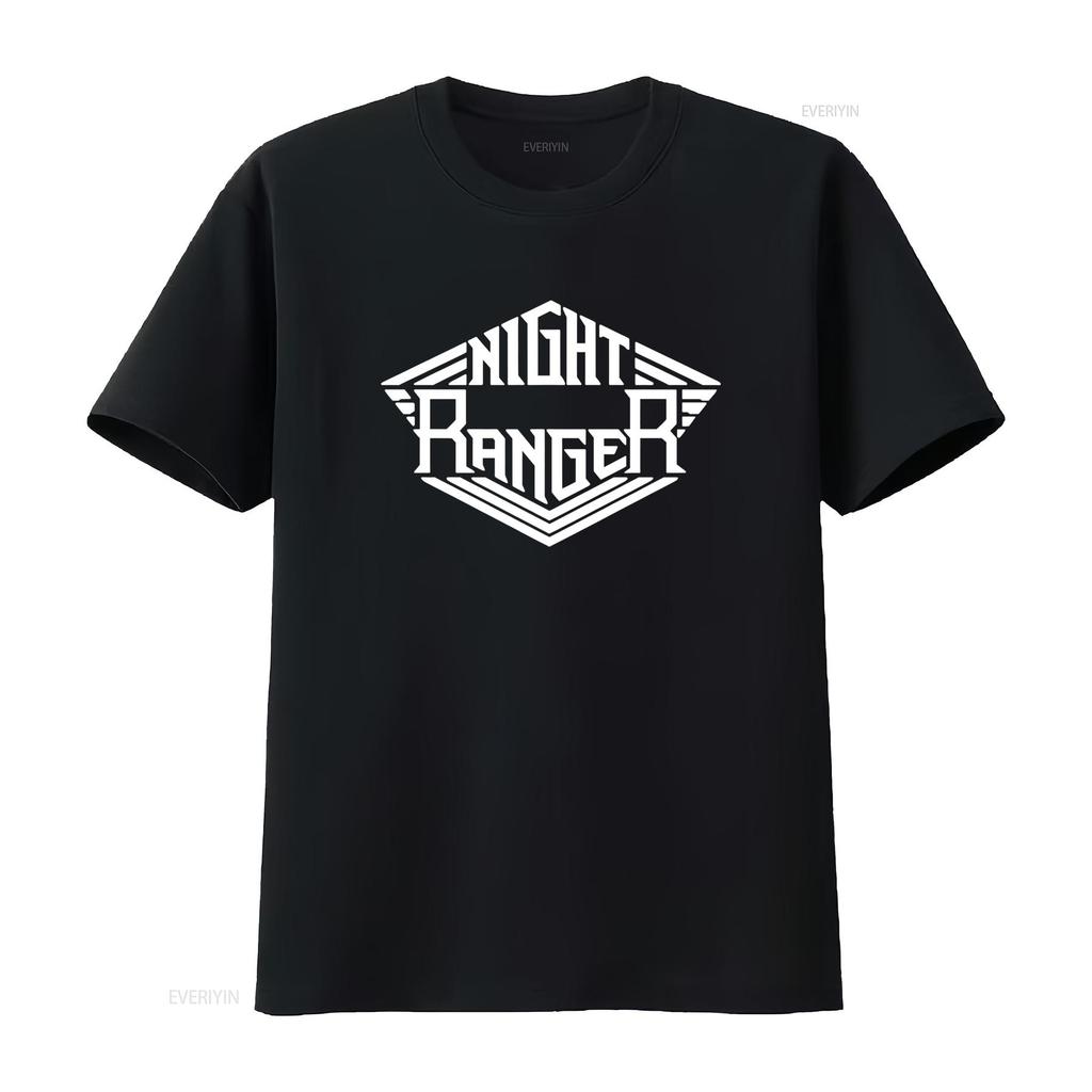 NIGHT RANGER Print T SHIRT Available in All Sizes S M L XL XXL and Colours Black White vintage Washed Comfortable Stylish