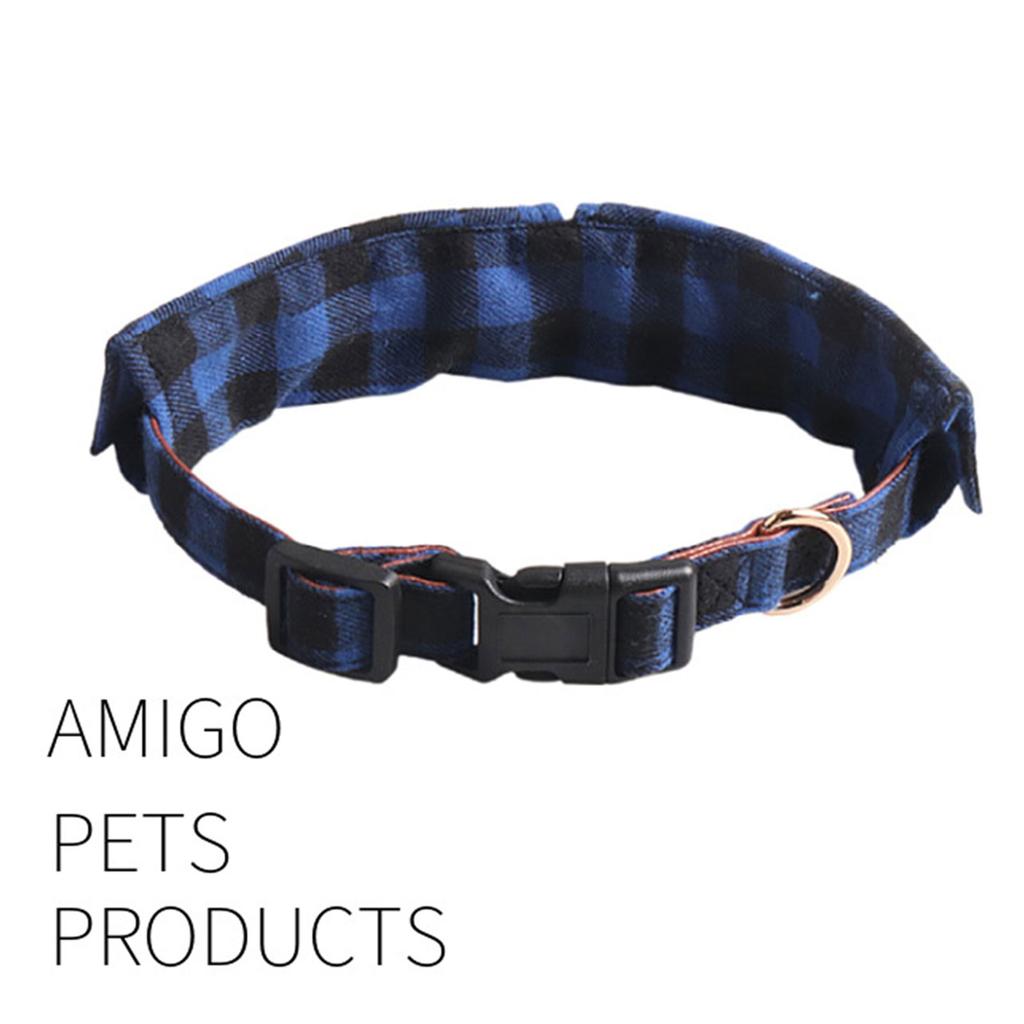 Puppy Collars for Wedding Cat Collar Checked Elegant Prince Collar Necklace Kitten Collar Pet Photo Props